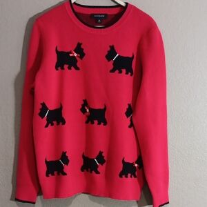 Calligraphie Scottie Sweater
